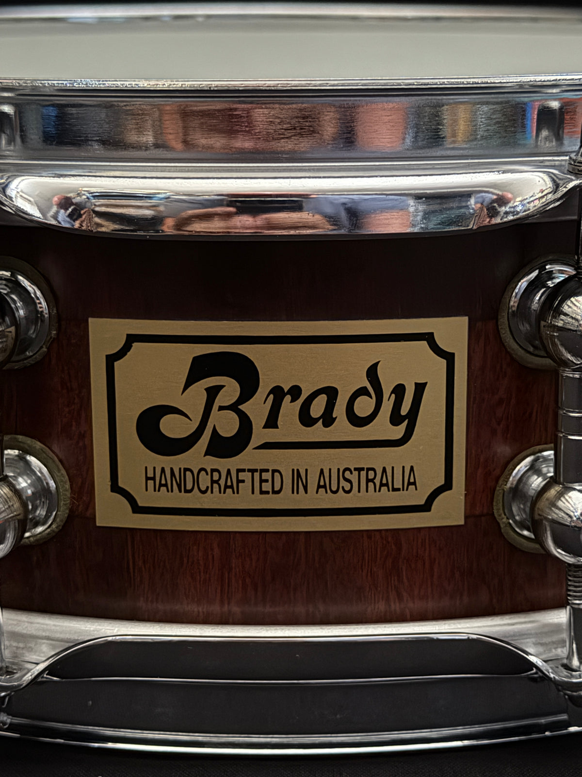 Brady Block Jarrah wood 14" x 4,5" Snare Drum