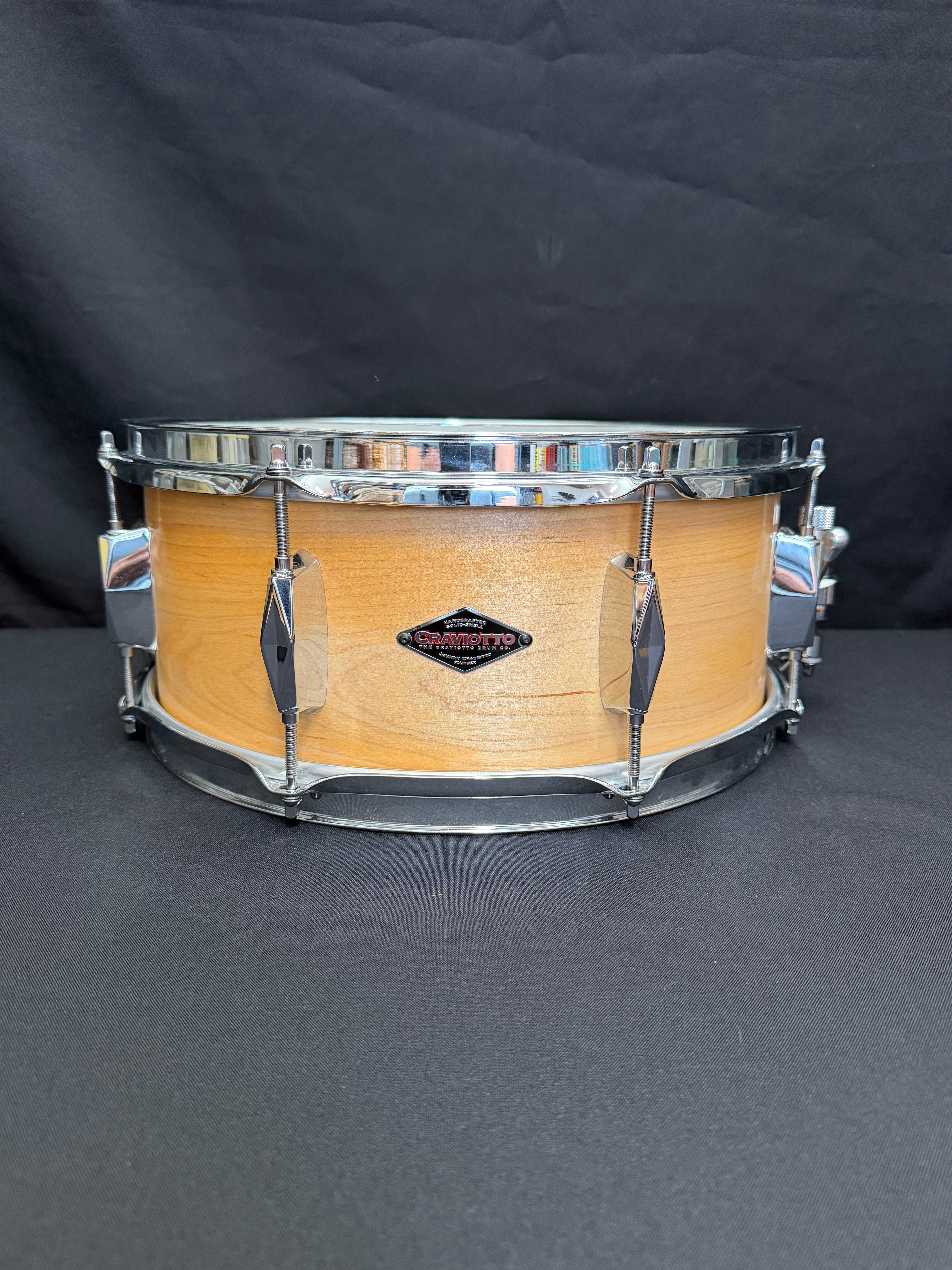 Craviotto 14" x 6" Heritage Maple Series 1-ply Solid Maple Snare Drum