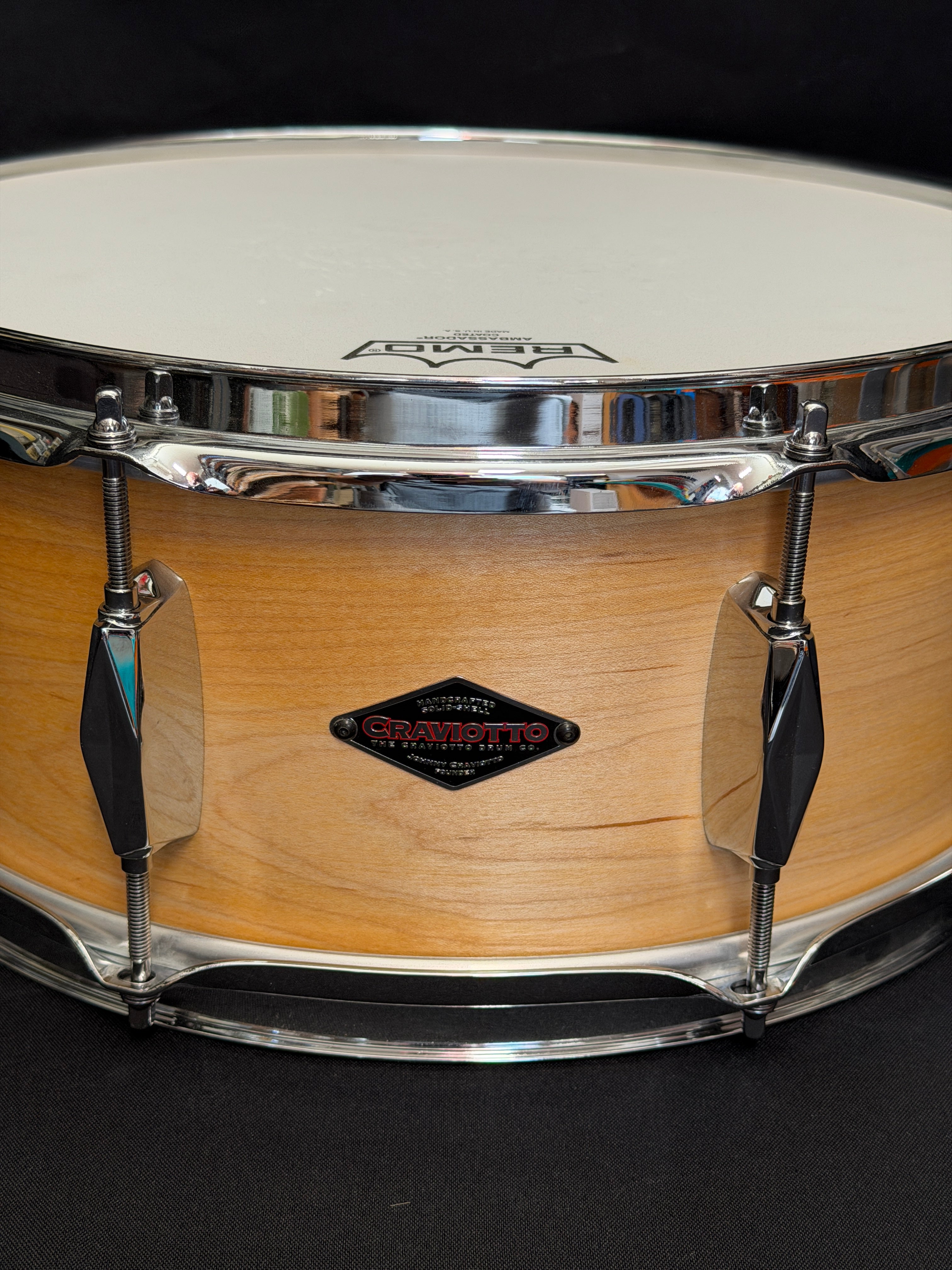 Craviotto 14" x 6" Heritage Maple Series 1-ply Solid Maple Snare Drum