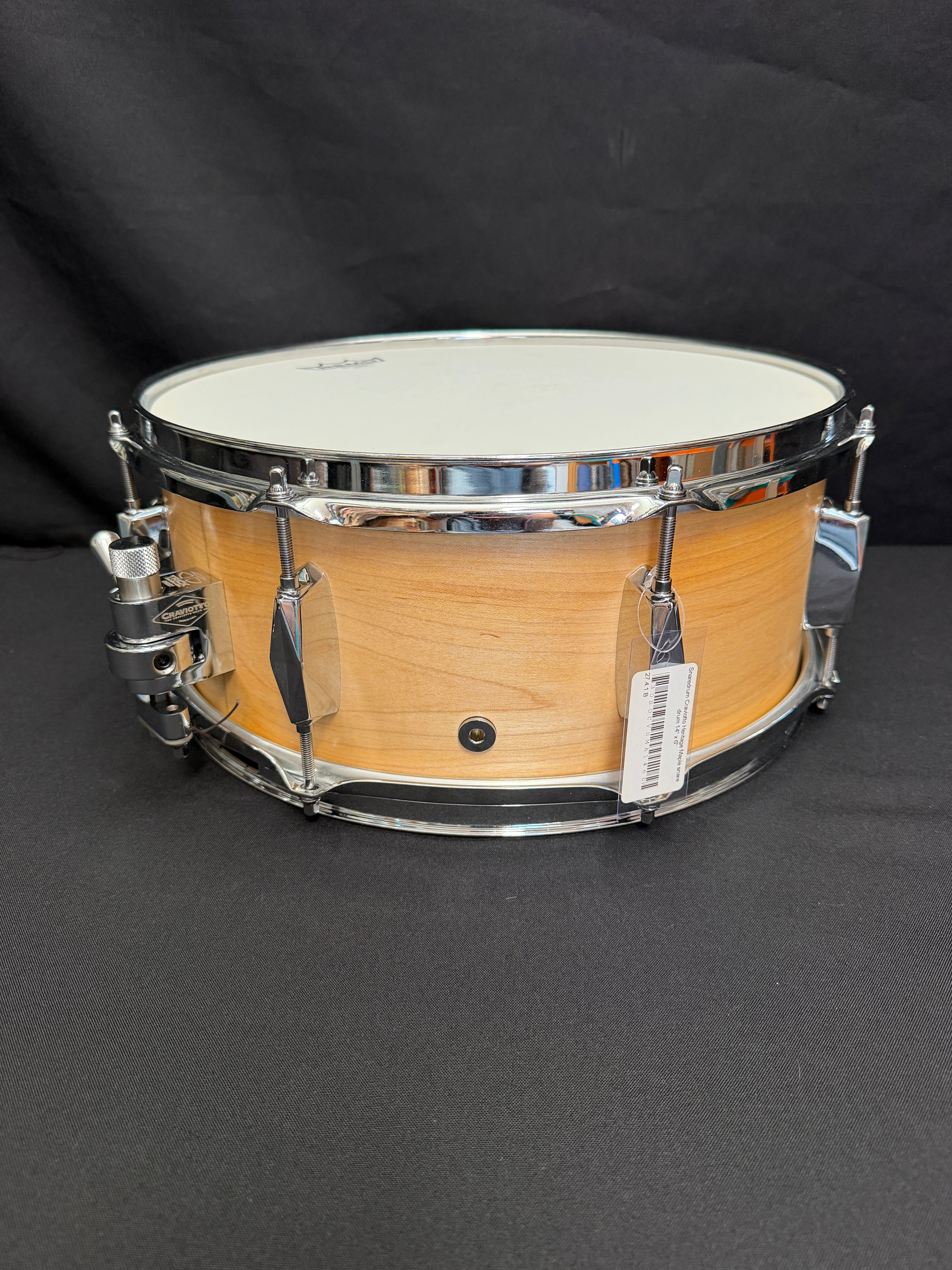 Craviotto 14" x 6" Heritage Maple Series 1-ply Solid Maple Snare Drum