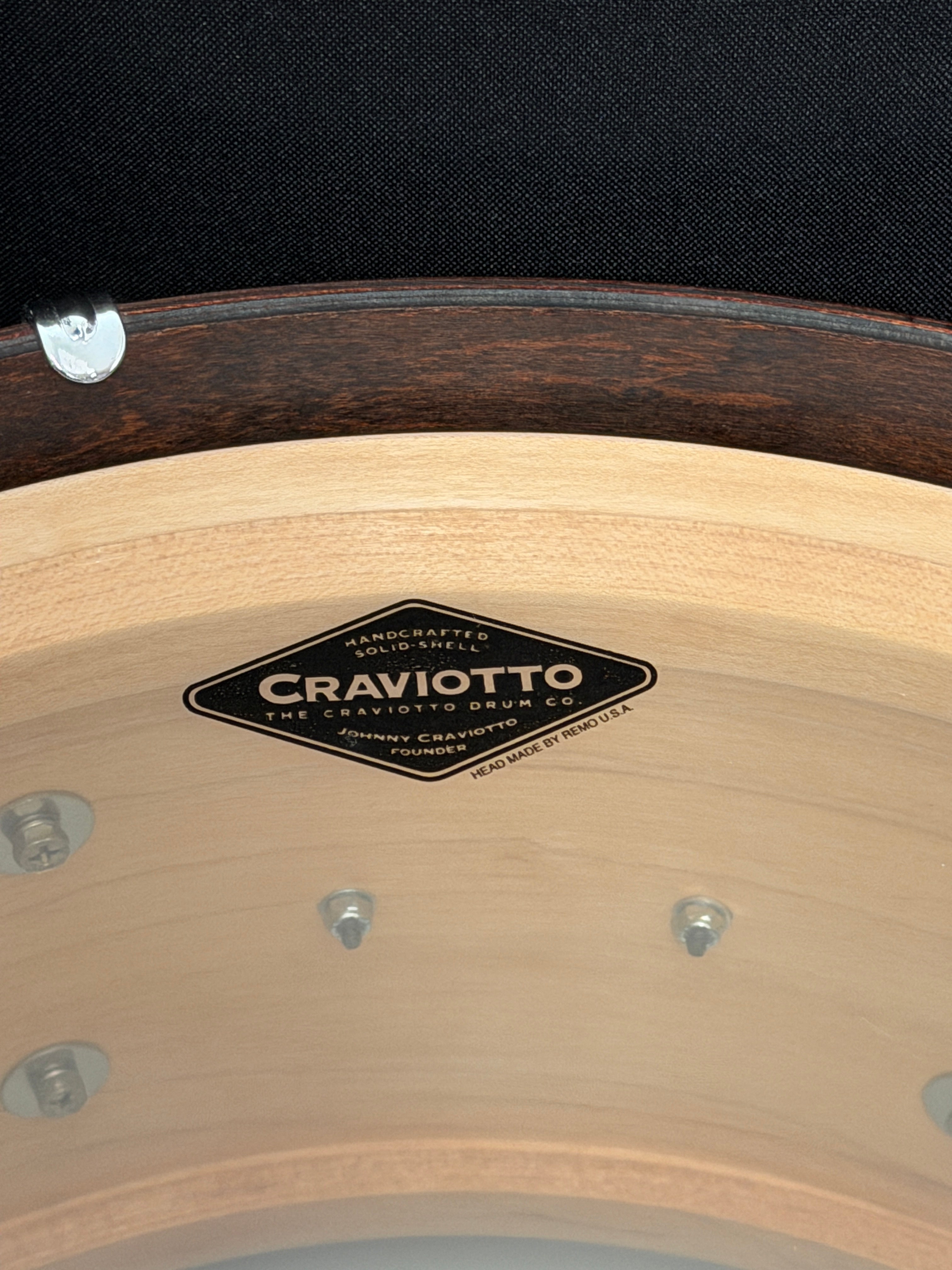 Craviotto 14" x 7" Super Swing Series 1-ply Solid Maple Snare Drum