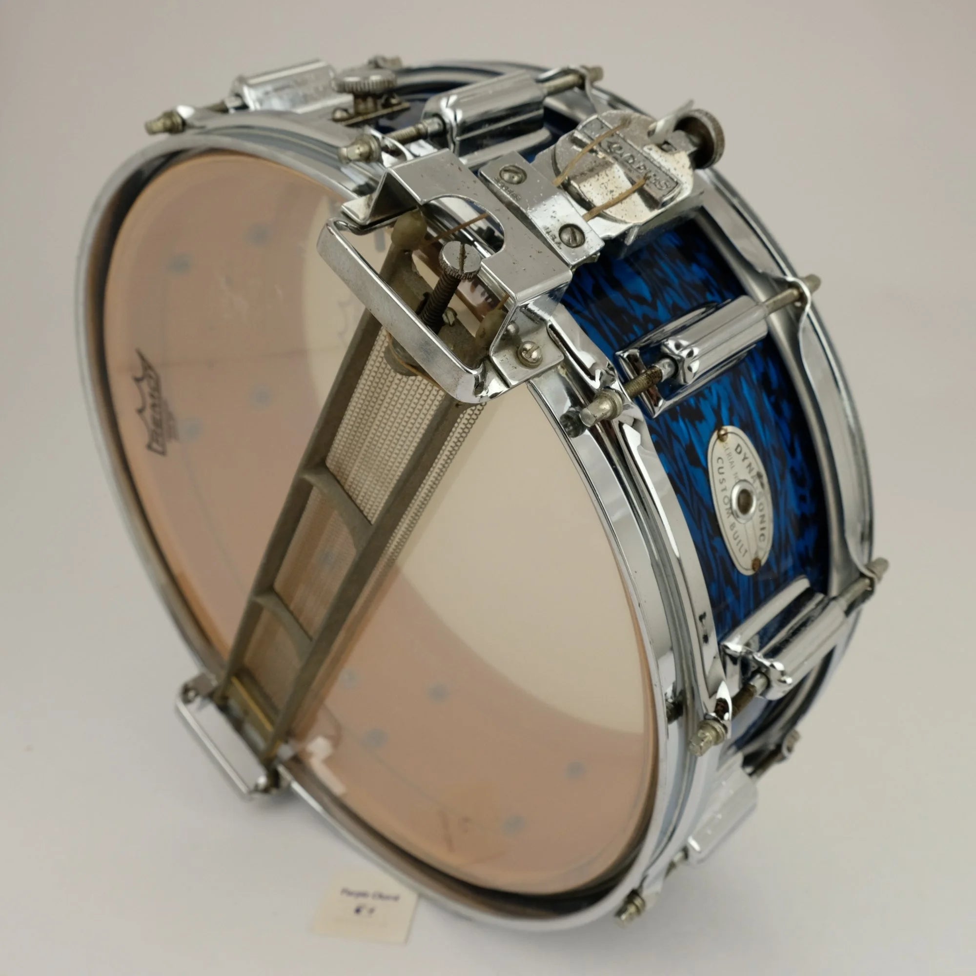1969 Rogers Dynasonic 14" x 5" snare drum in Blue Onyx finish #18710