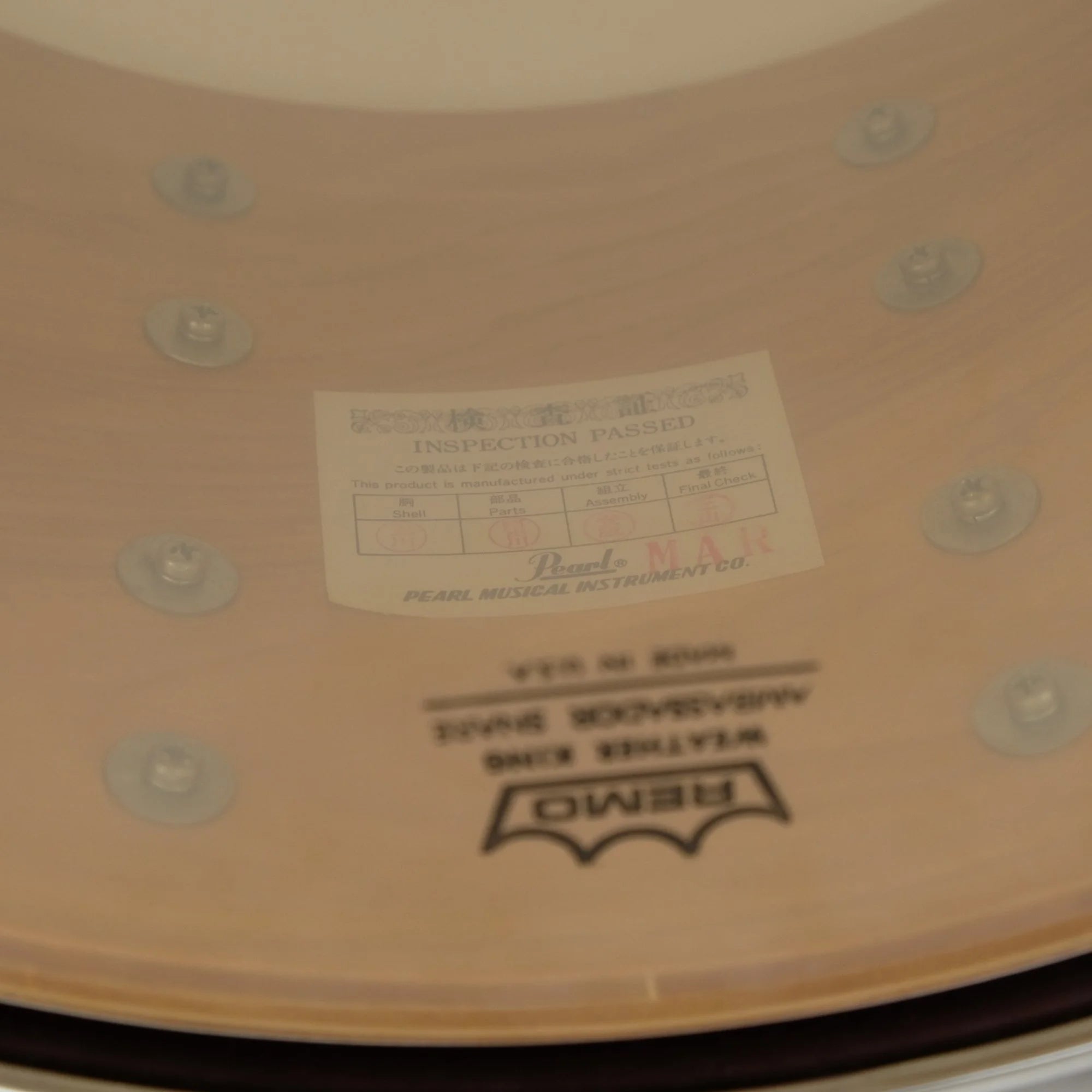 Pearl ET814X 8-ply Maple snare drum 14" x 8" Made in Japan from 1980's