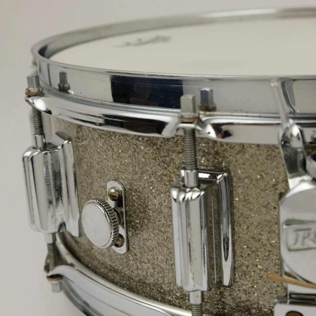 Rogers Dynasonic 14" x 5" snare drum 1965 - Silver Sparkle