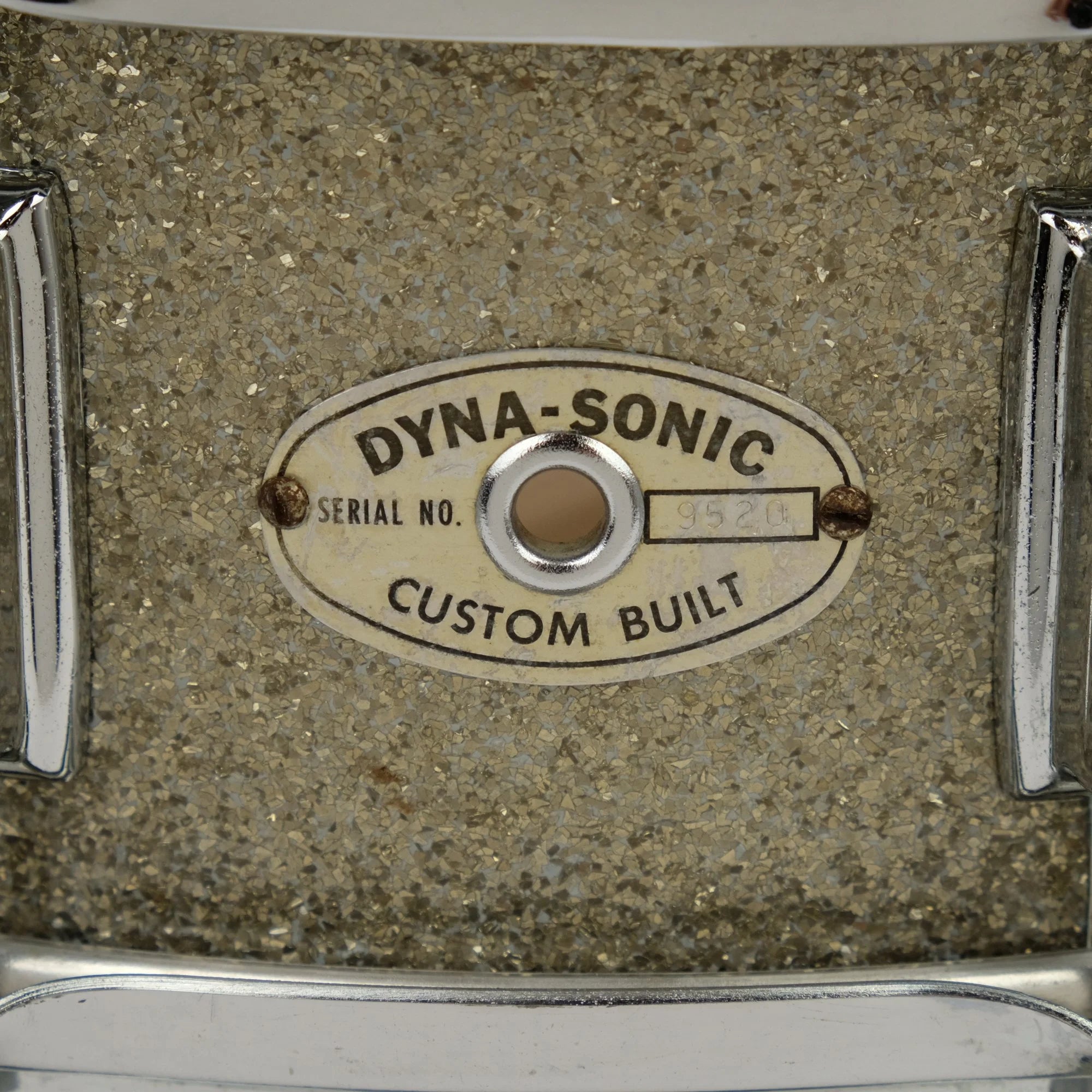 Rogers Dynasonic 14" x 5" snare drum 1965 - Silver Sparkle