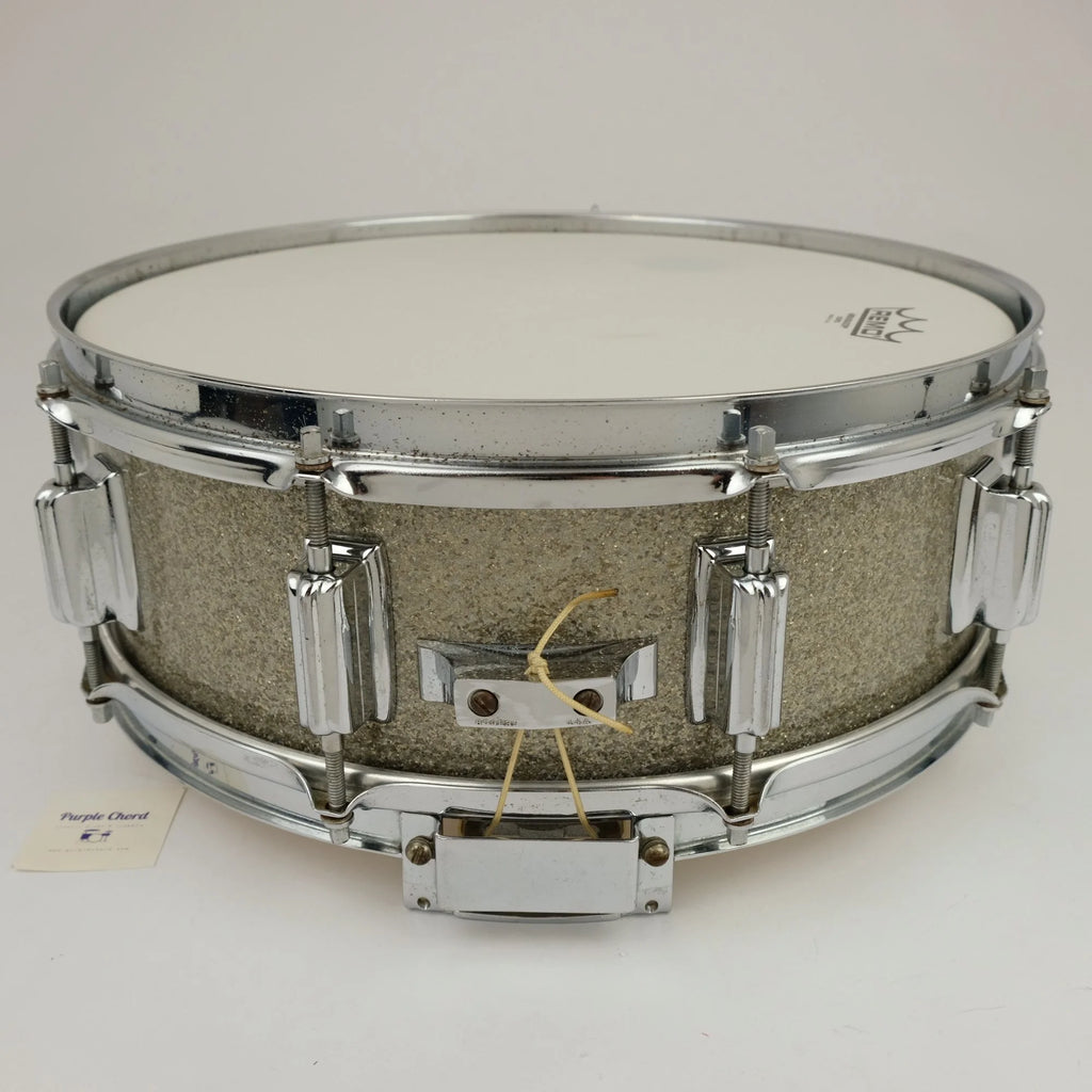Rogers Dynasonic 14" x 5" snare drum 1965 - Silver Sparkle