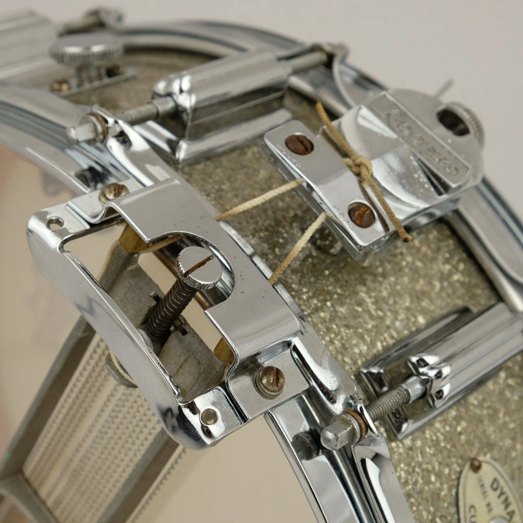 Rogers Dynasonic 14" x 5" snare drum 1965 - Silver Sparkle