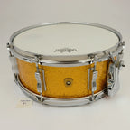 1961 Ludwig Classic snare drum 14" x 5,5" Gold Sparkle finish