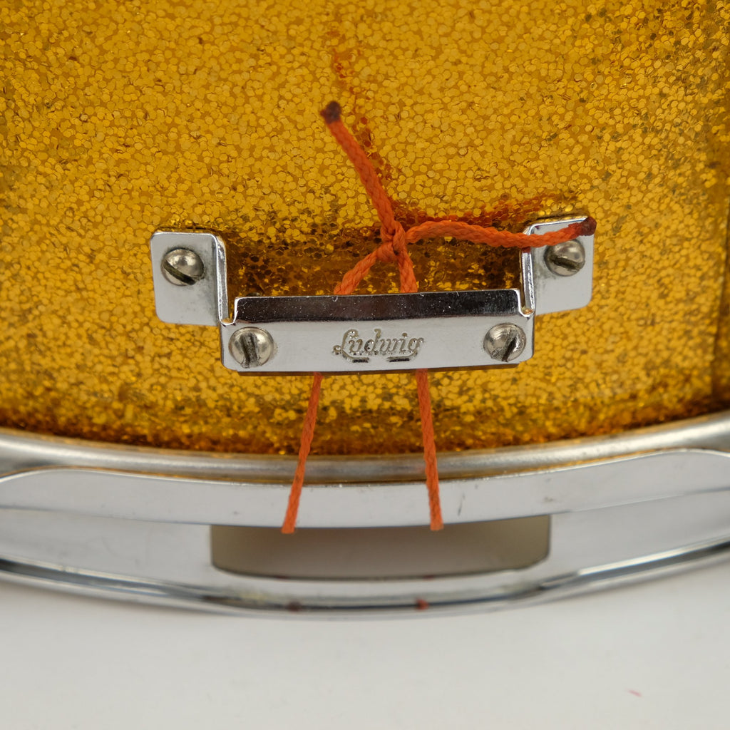 1961 Ludwig Classic snare drum 14" x 5,5" Gold Sparkle finish