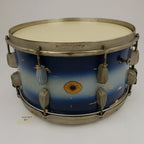 Slingerland Hollywood Ace Swing Radio King model 1-ply snare drum 14" x 7" Duco Blue finish