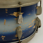 Slingerland Hollywood Ace Swing Radio King model 1-ply snare drum 14" x 7" Duco Blue finish