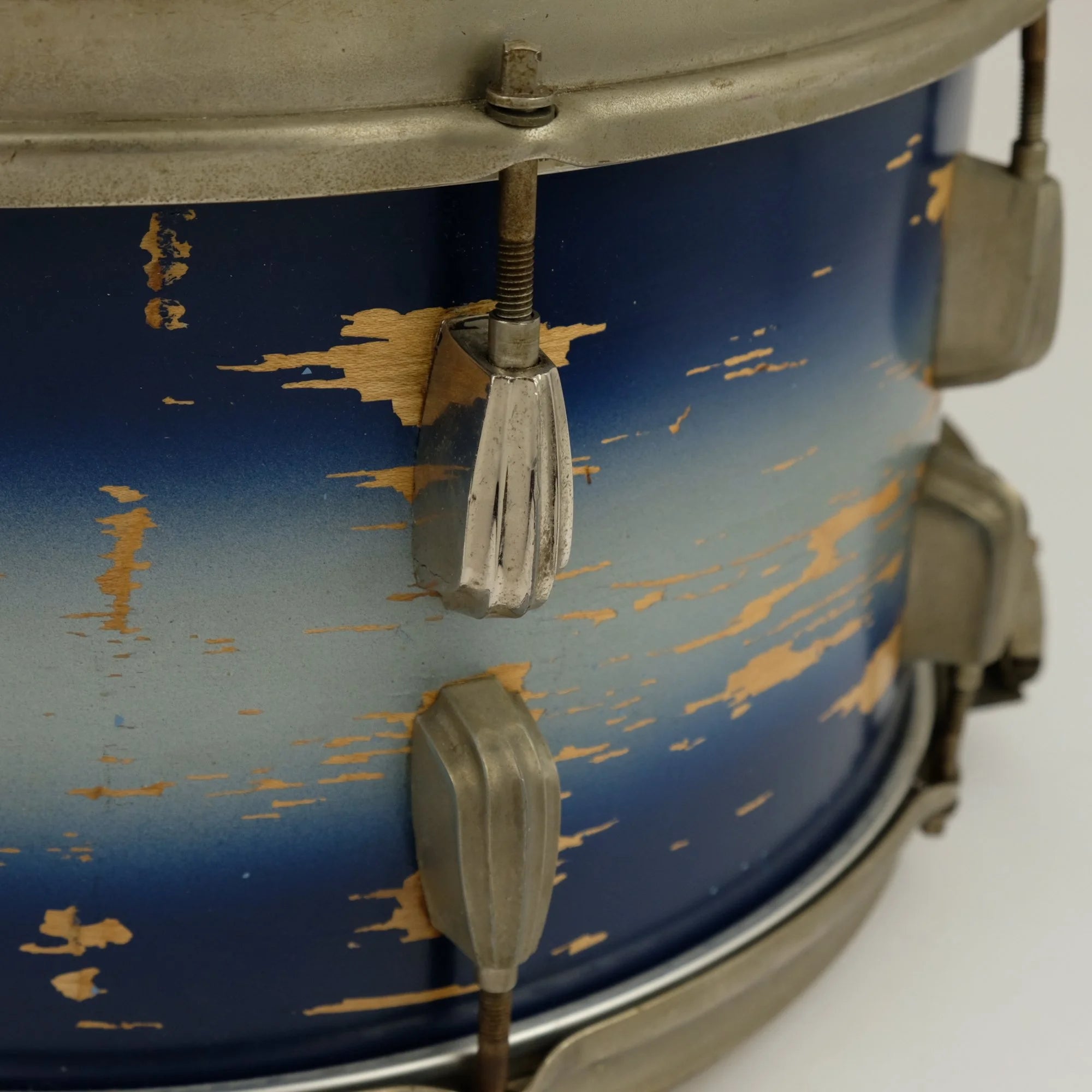 Slingerland Hollywood Ace Swing Radio King model 1-ply snare drum 14" x 7" Duco Blue finish