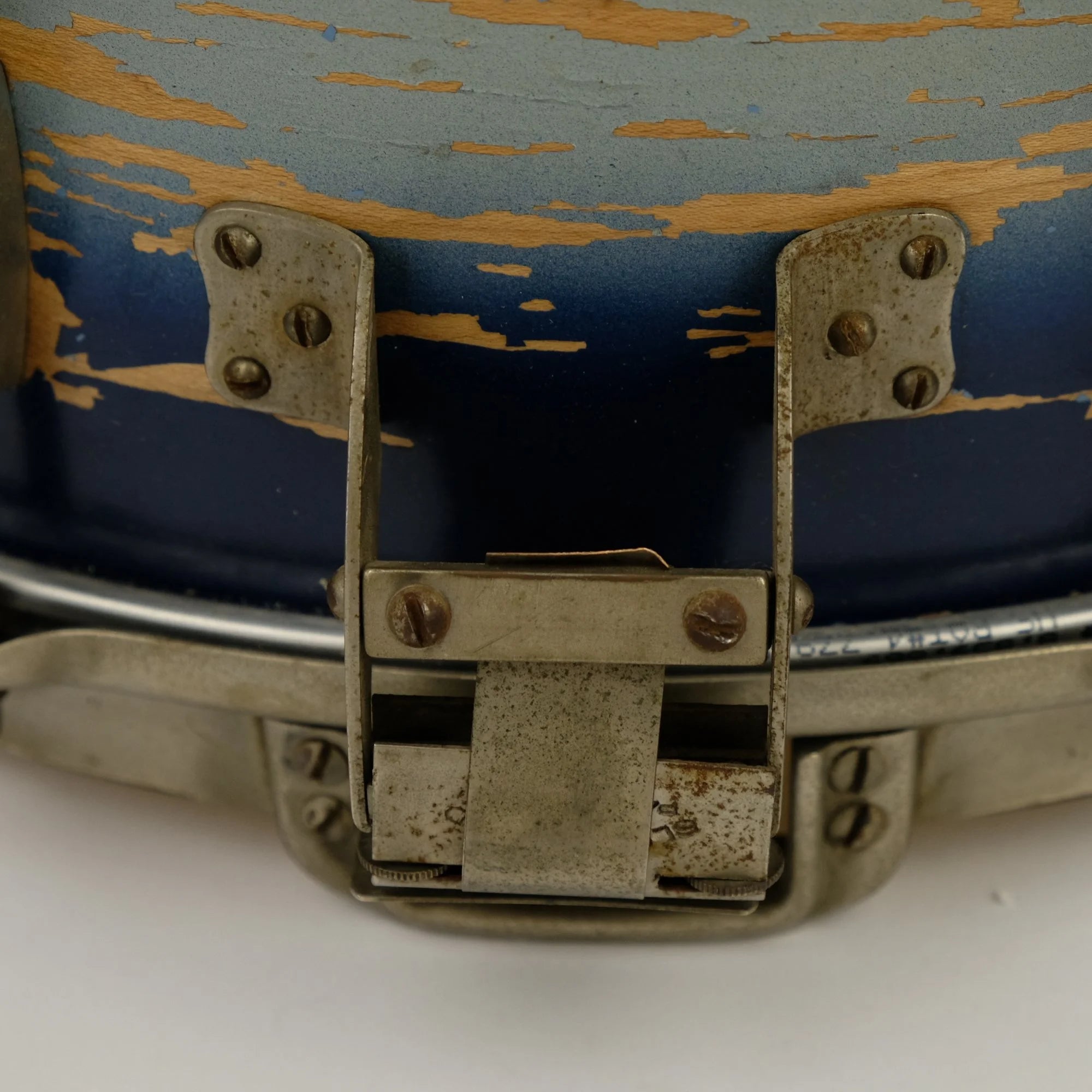 Slingerland Hollywood Ace Swing Radio King model 1-ply snare drum 14" x 7" Duco Blue finish