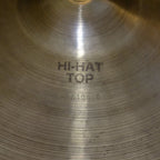 14" Paiste 2002 Hi-Hat black logo from 1976