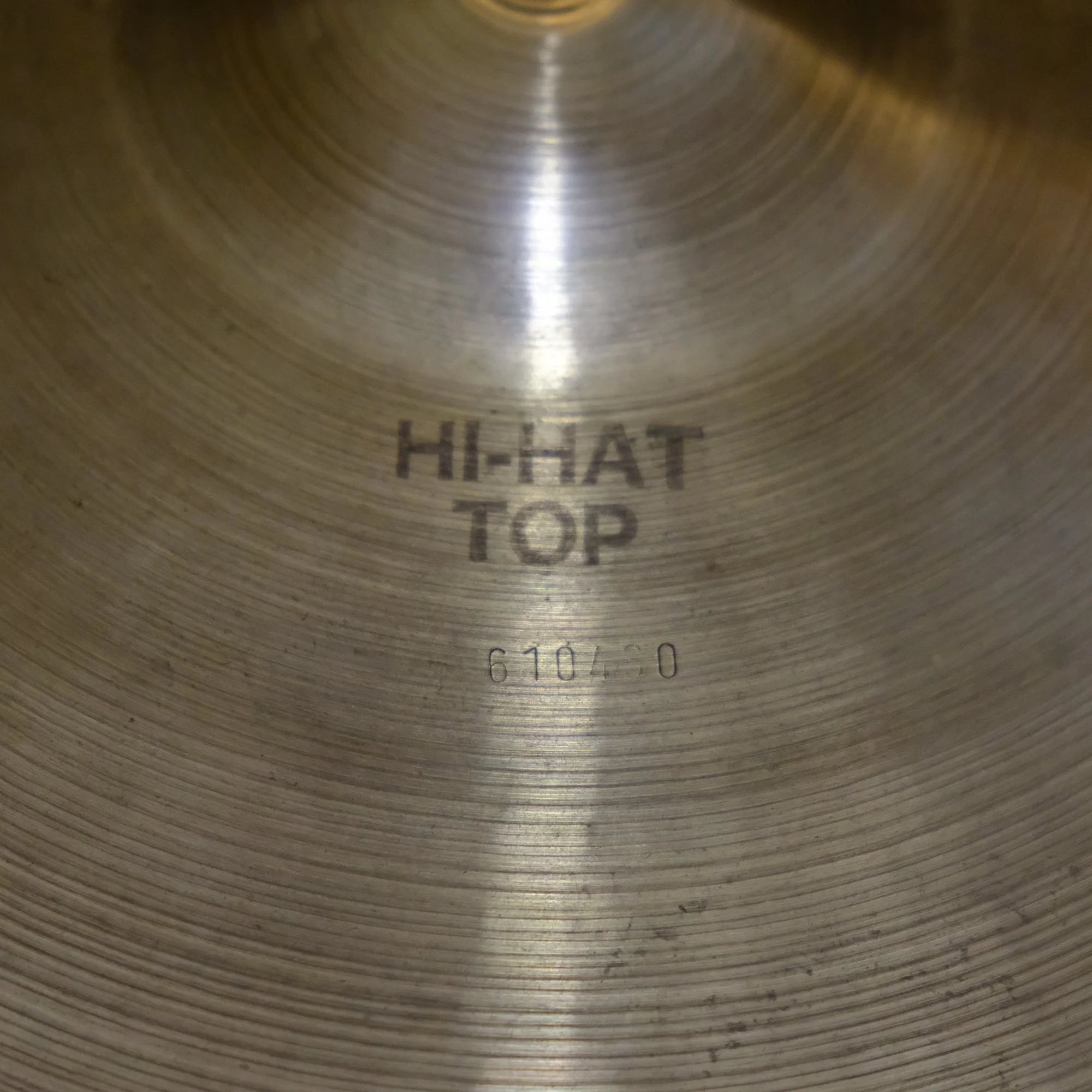 14" Paiste 2002 Hi-Hat black logo from 1976