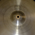 14" Paiste 2002 Hi-Hat black logo from 1976