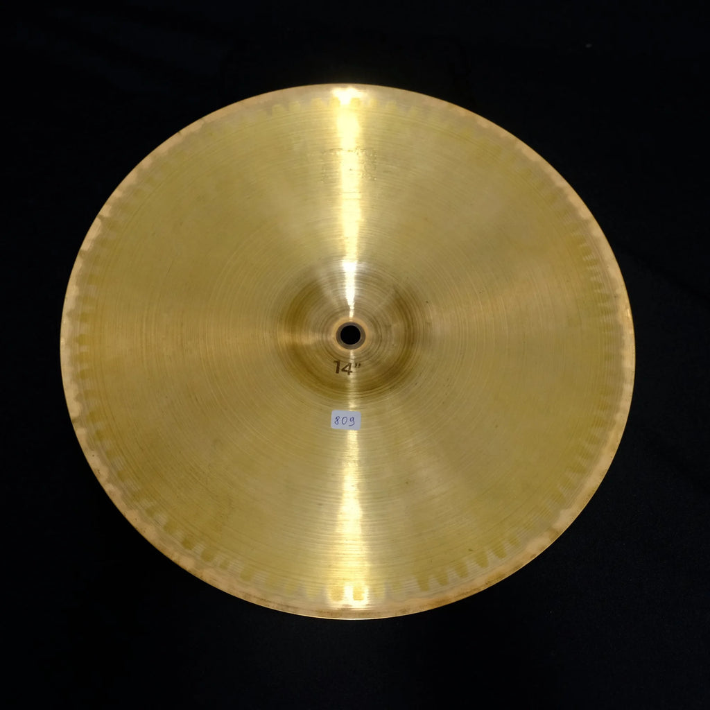 14" Paiste 2002 Hi-Hat black logo from 1976