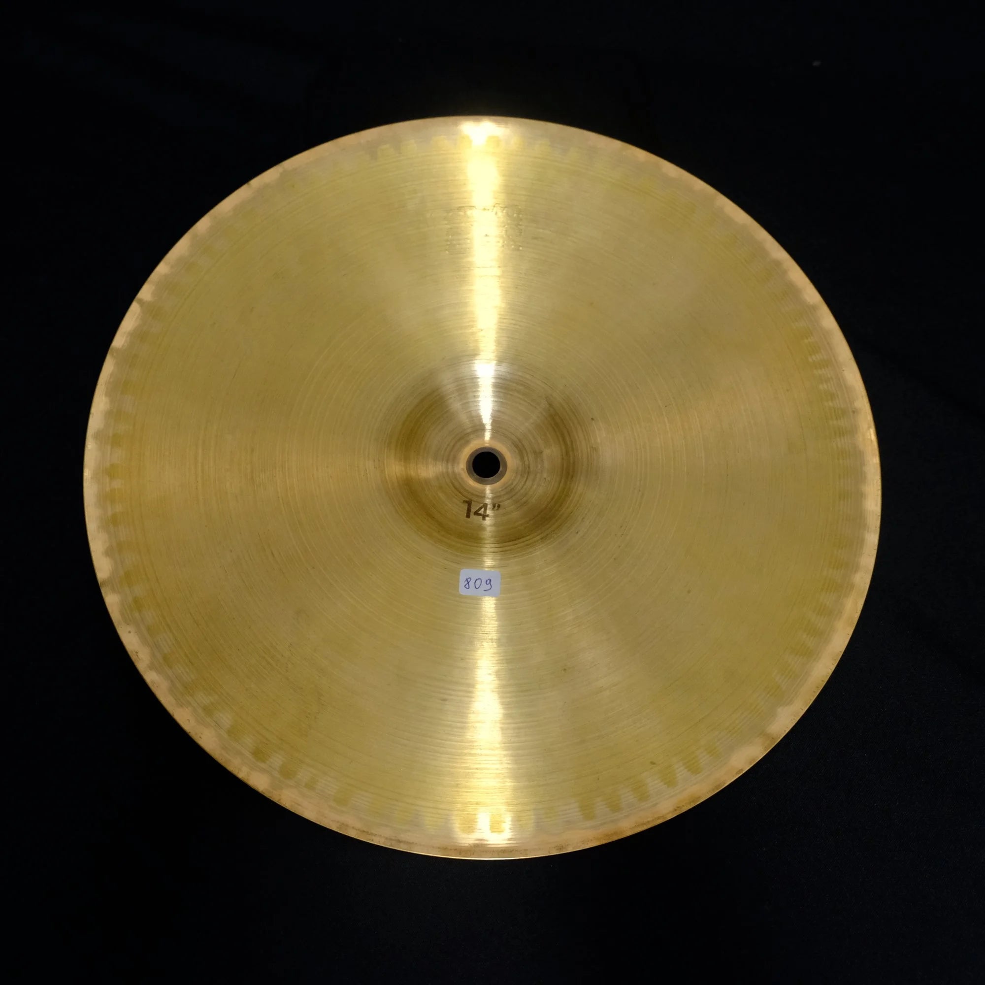 14" Paiste 2002 Hi-Hat black logo from 1976