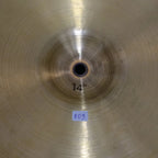 14" Paiste 2002 Hi-Hat black logo from 1976