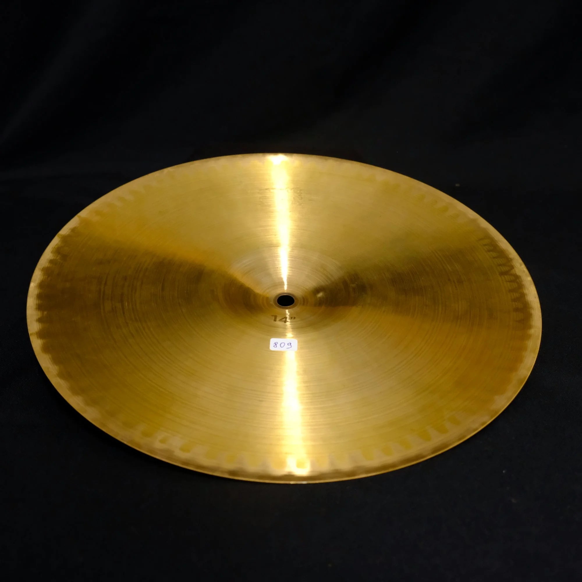 14" Paiste 2002 Hi-Hat black logo from 1976