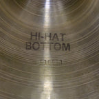 14" Paiste 2002 Hi-Hat black logo from 1976