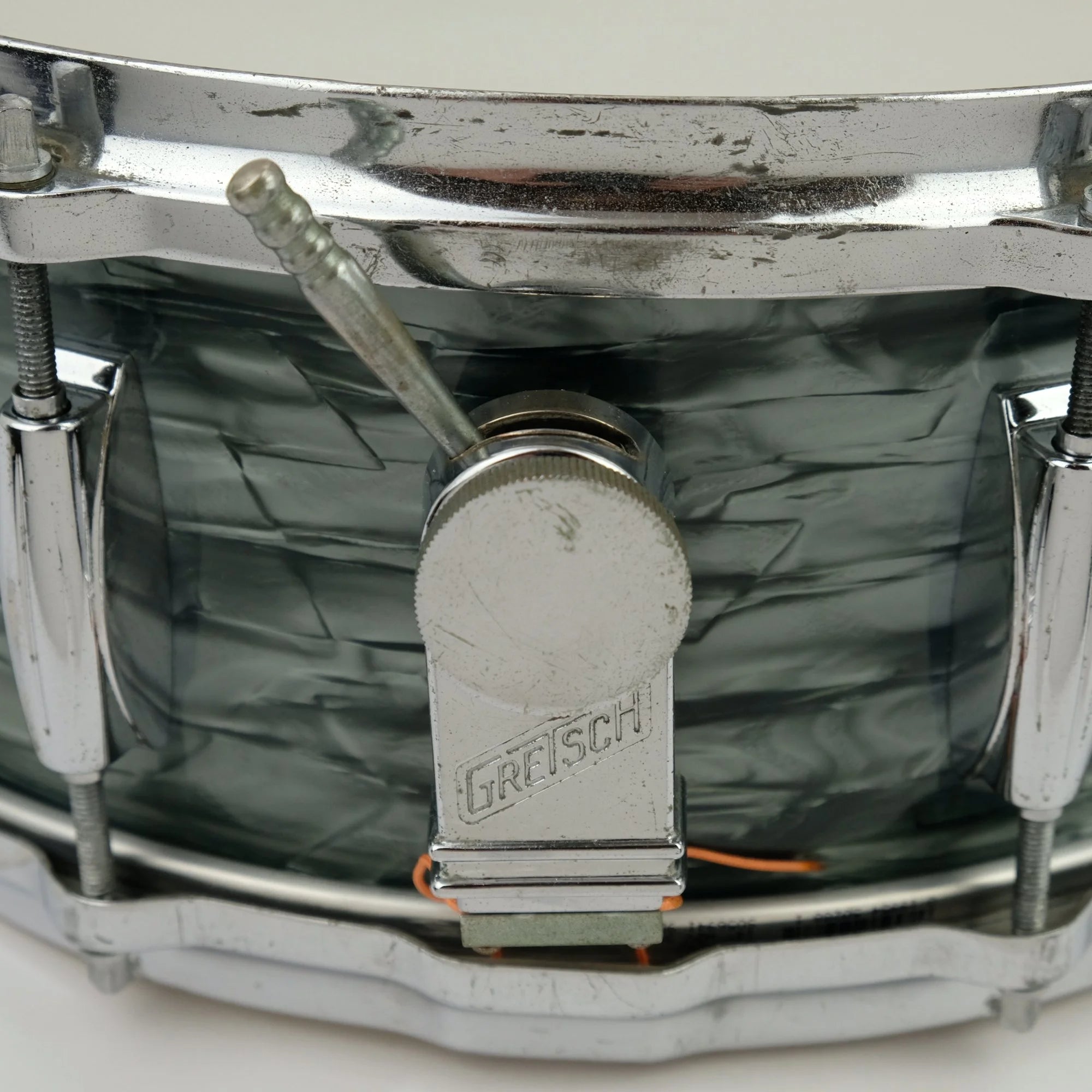 Gretsch Broadkaster Name Band 14" x 5,5" snare drum Midnight Blue from 1950's