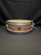 Gretsch Broadcaster X4175 "Max Roach" Progressive Jazz 14" x 4" snare drum Champagne Sparkle early 1960's