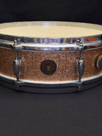 Gretsch Broadcaster X4175 "Max Roach" Progressive Jazz 14" x 4" snare drum Champagne Sparkle early 1960's