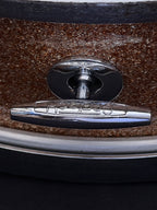 Gretsch Broadcaster X4175 "Max Roach" Progressive Jazz 14" x 4" snare drum Champagne Sparkle early 1960's