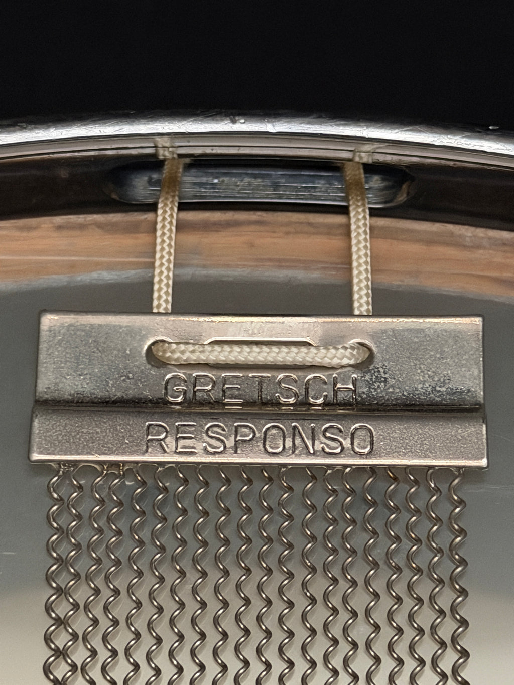 Gretsch Broadcaster X4175 "Max Roach" Progressive Jazz 14" x 4" snare drum Champagne Sparkle early 1960's