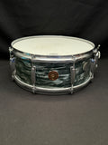 Gretsch Broadkaster Name Band 14" x 5,5" snare drum Midnight Blue from 1950's