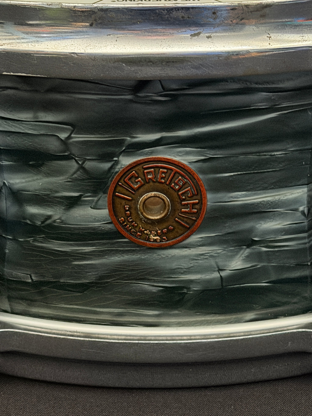 Gretsch Broadkaster Name Band 14" x 5,5" snare drum Midnight Blue from 1950's