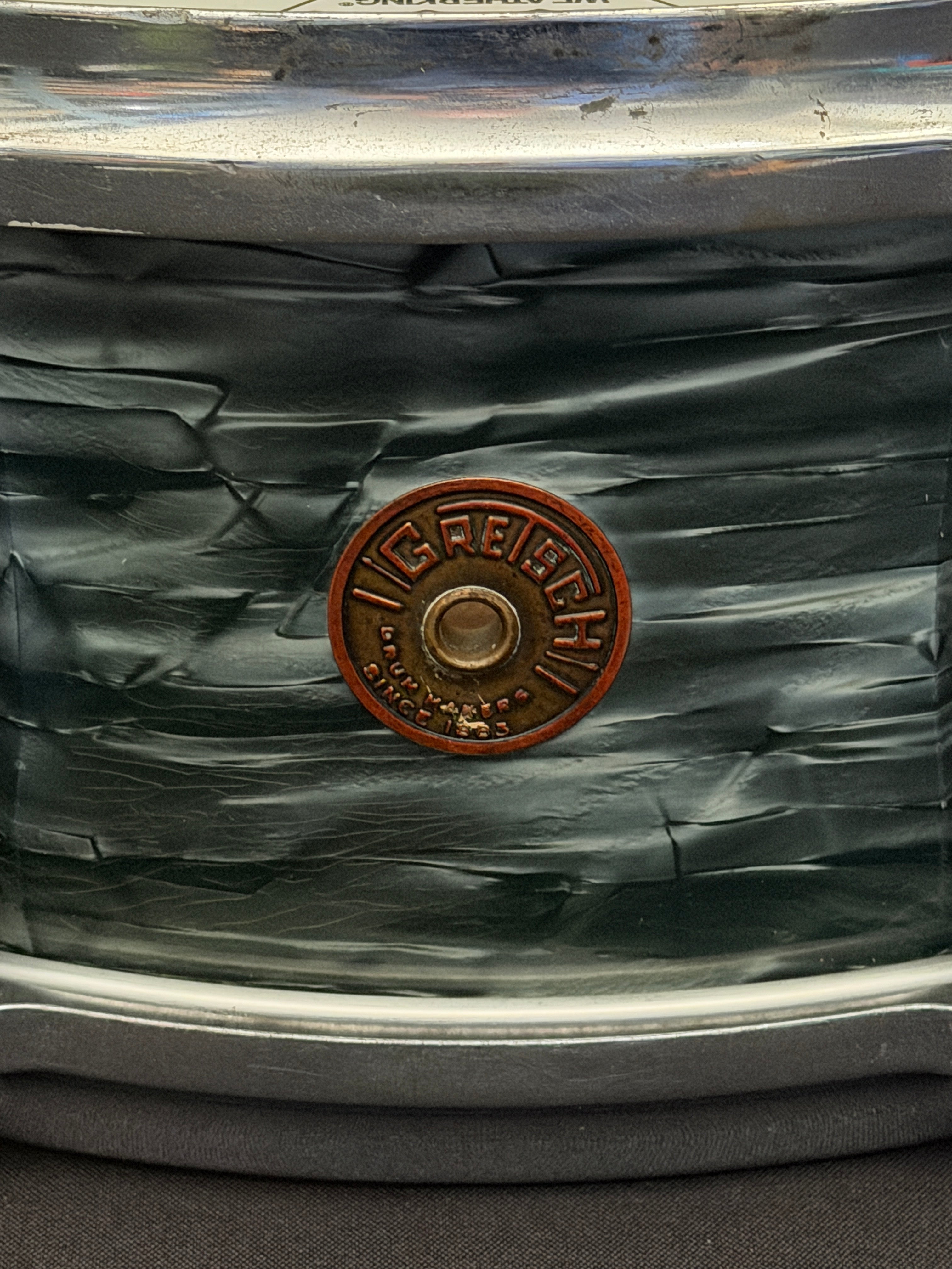 Gretsch Broadkaster Name Band 14" x 5,5" snare drum Midnight Blue from 1950's