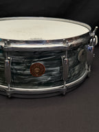Gretsch Broadkaster Name Band 14" x 5,5" snare drum Midnight Blue from 1950's