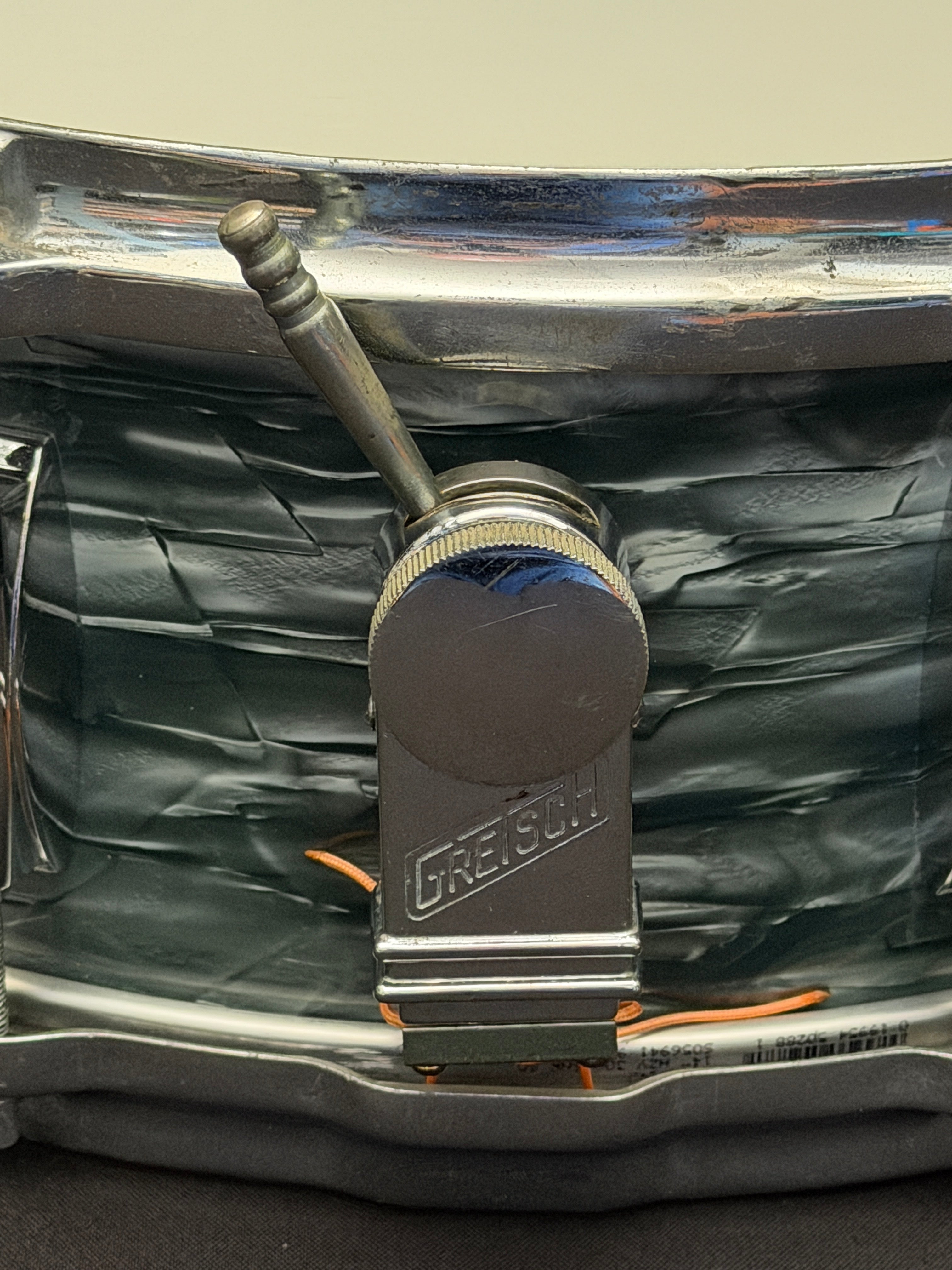 Gretsch Broadkaster Name Band 14" x 5,5" snare drum Midnight Blue from 1950's