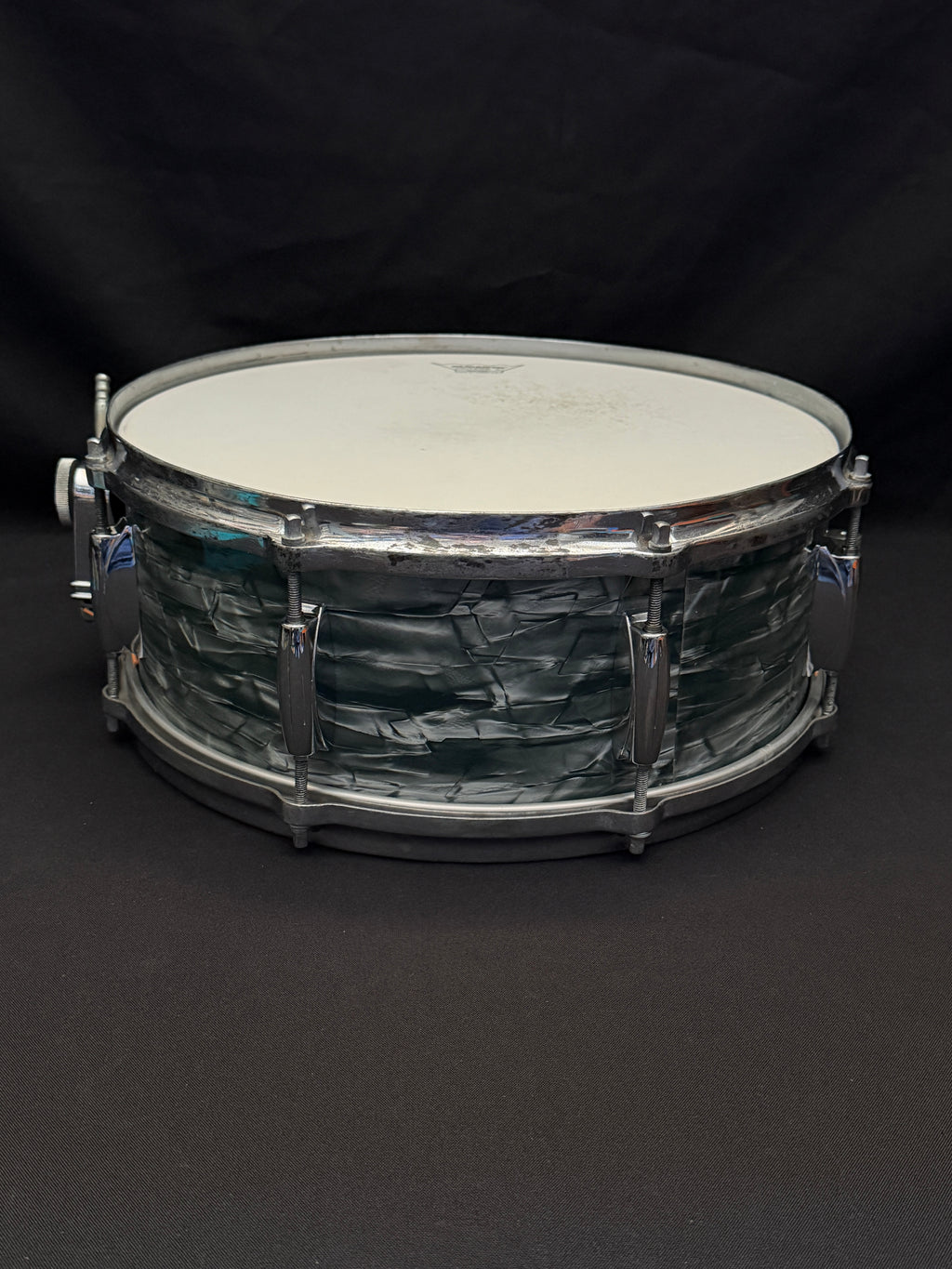 Gretsch Broadkaster Name Band 14" x 5,5" snare drum Midnight Blue from 1950's