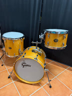 Gretsch USA Custom BOP drumkit 18"-12"-14" in Satin Sun Amber