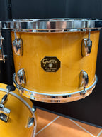 Gretsch USA Custom BOP drumkit 18"-12"-14" in Satin Sun Amber