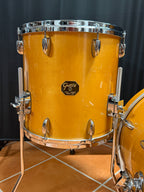Gretsch USA Custom BOP drumkit 18"-12"-14" in Satin Sun Amber