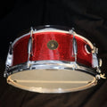1960's Gretsch Round Badge Name Band 14" x 5,5" snare drum in Red Sparkle