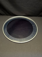 20" Ludwig LW4220 Black Weather Master Block Logo Smooth Resonant Bass Drum Head