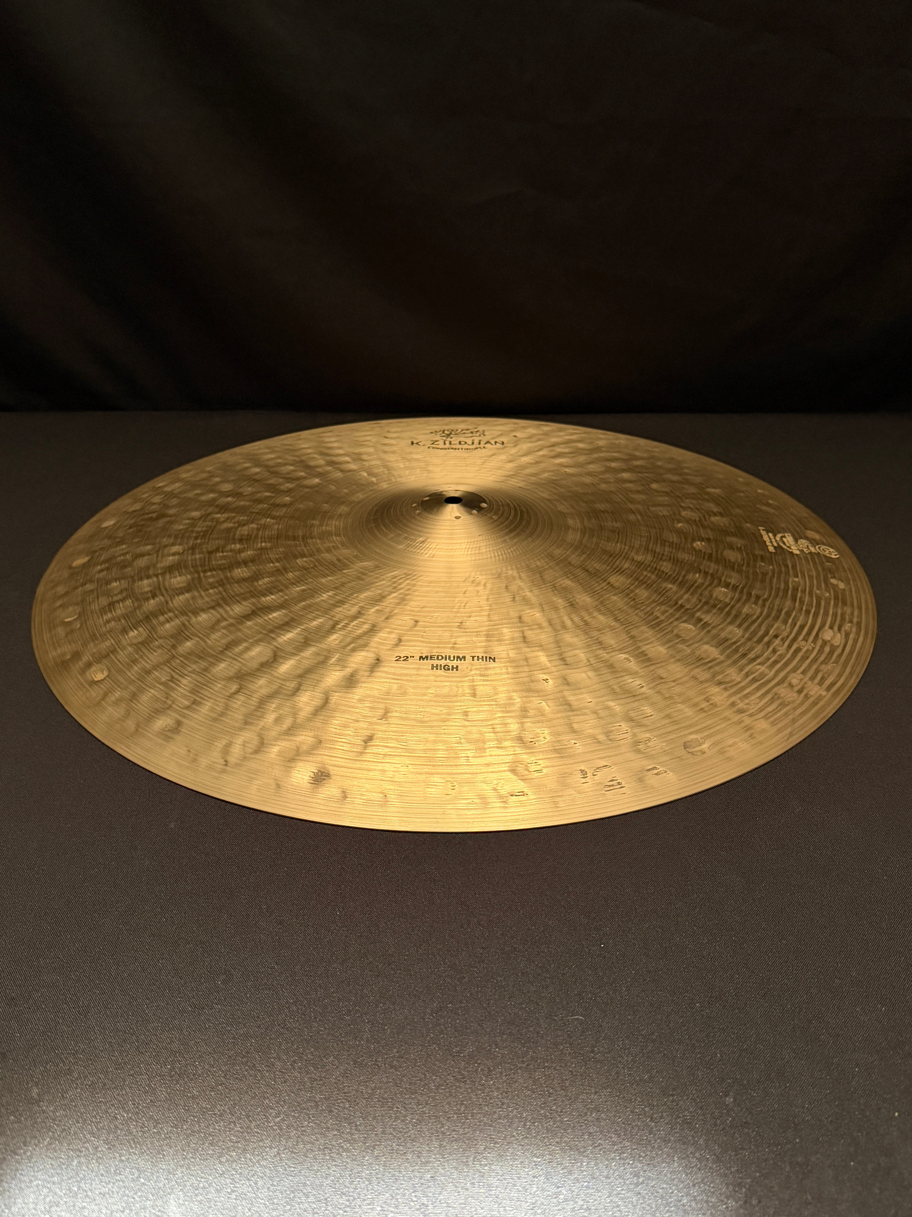 22" Zildjian K Constantinople Medium Thin High Ride 2483 grams