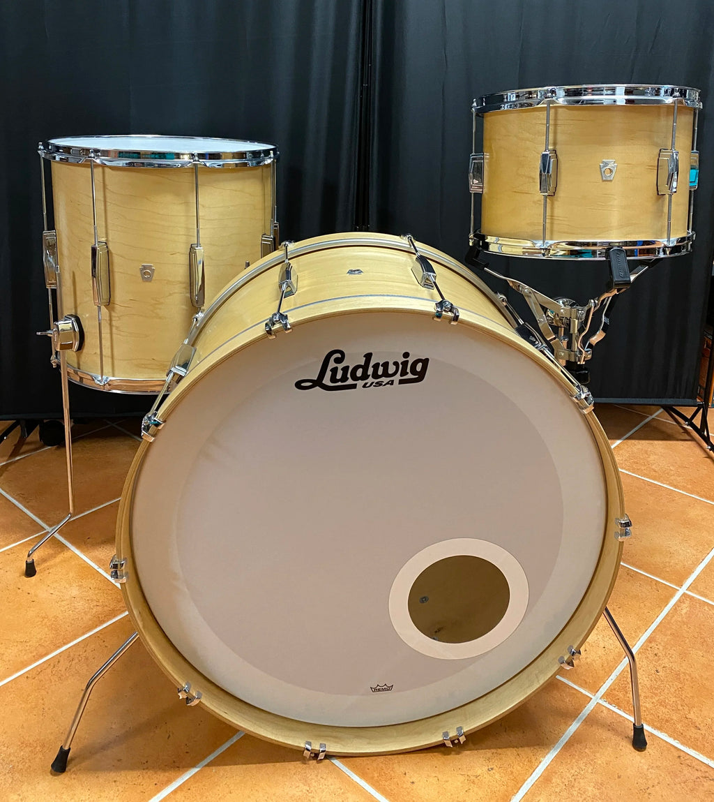 Ludwig Club Date Pro Beat 24" - 13" - 16" Natural Maple made in USA