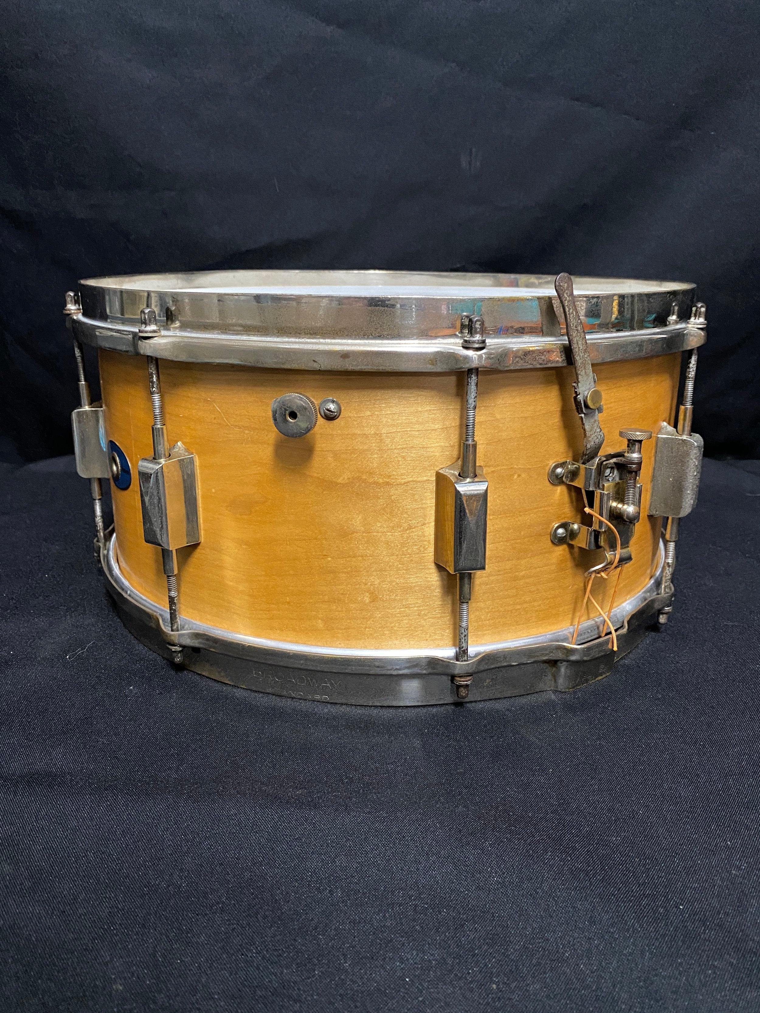 1939 Leedy Standard 14" x 6,5" Snare Drum solid maple shell made in USA
