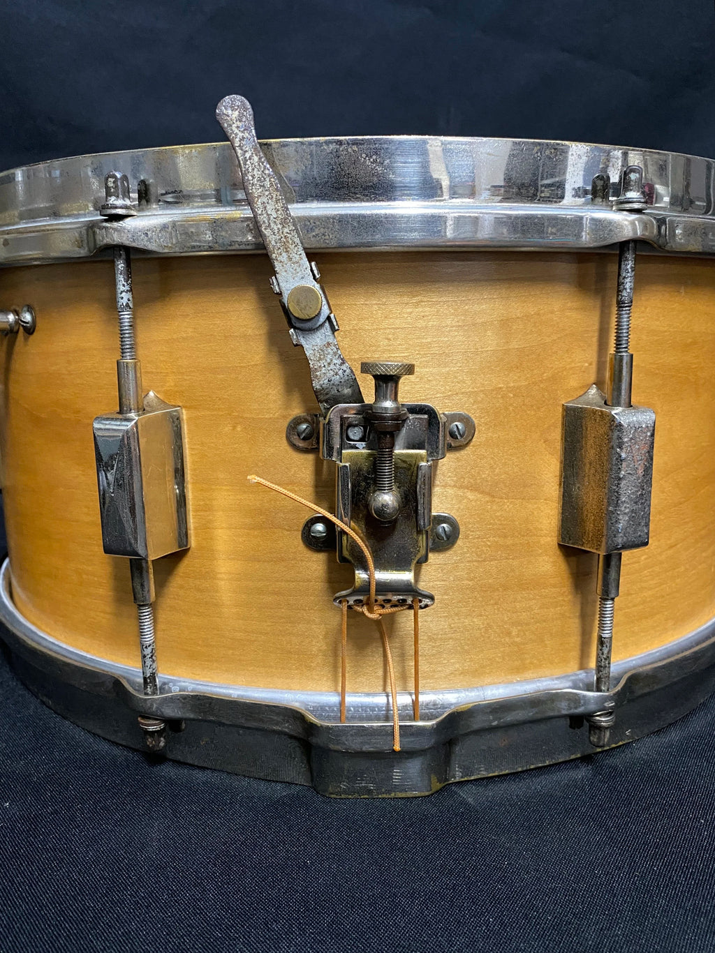 1939 Leedy Standard 14" x 6,5" Snare Drum solid maple shell made in USA