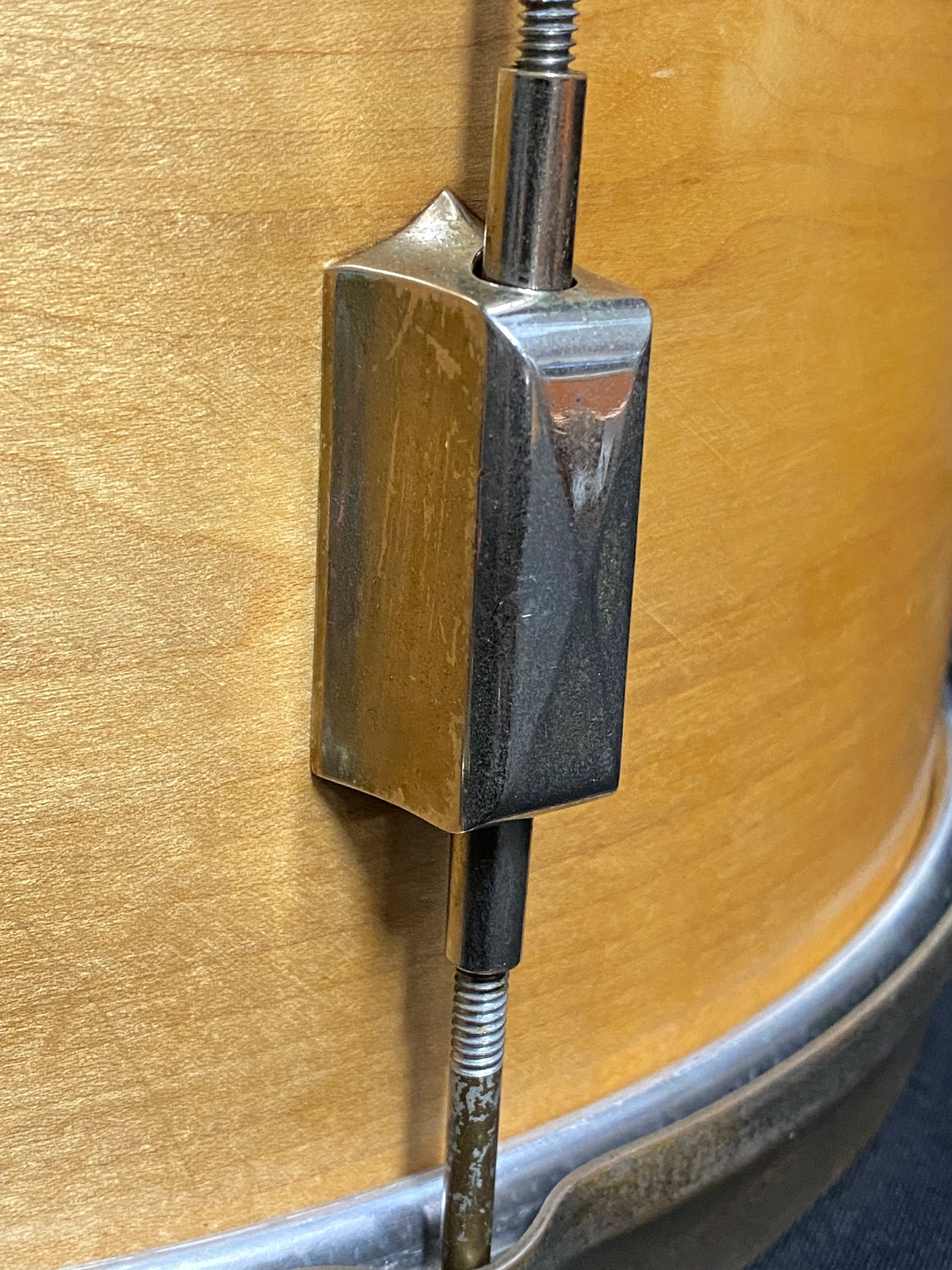 1939 Leedy Standard 14" x 6,5" Snare Drum solid maple shell made in USA