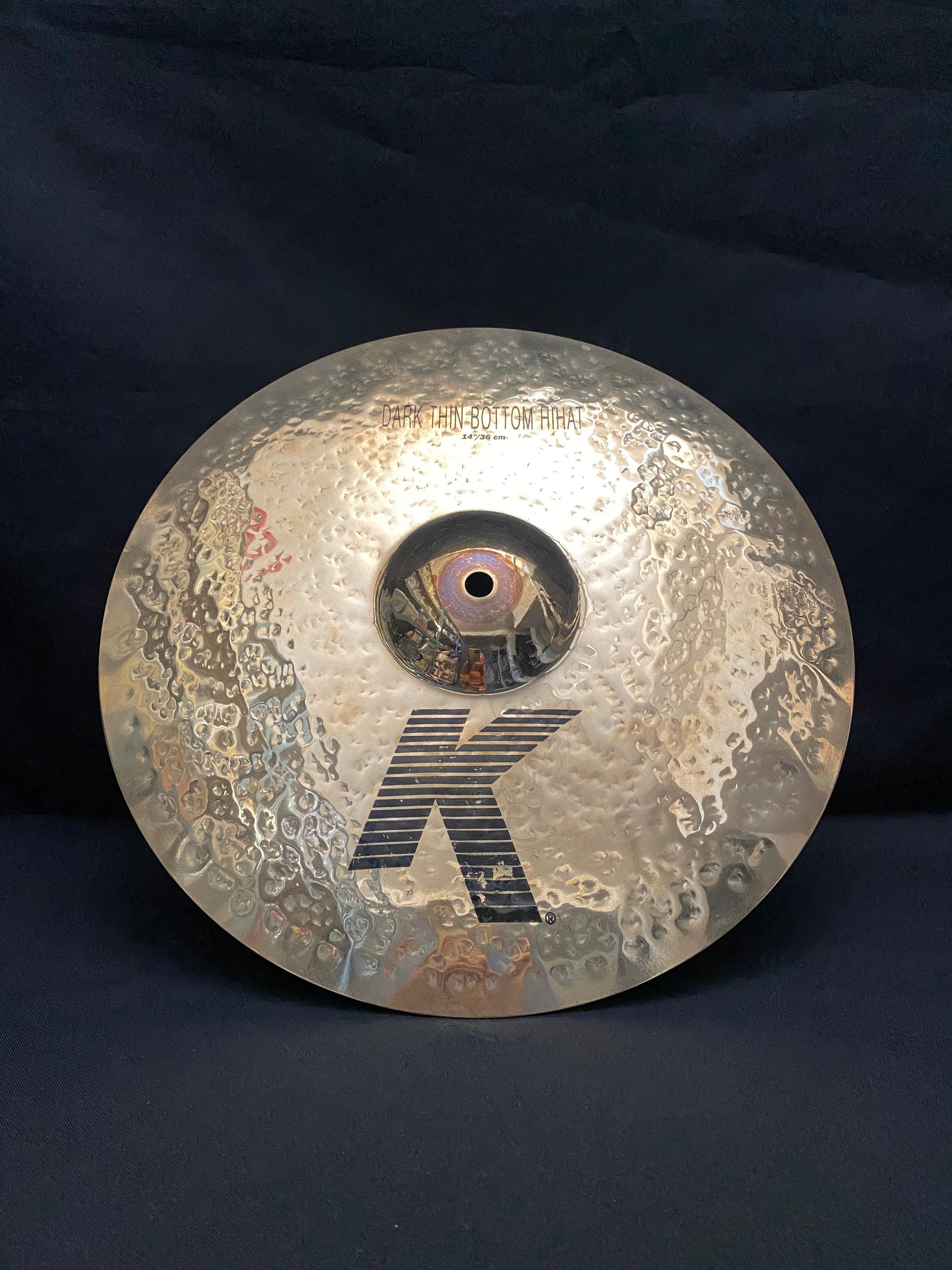 14" Zildjian K Dark Thin Hi Hats 876 - 696 grams - 2011 Zildjian Rarities
