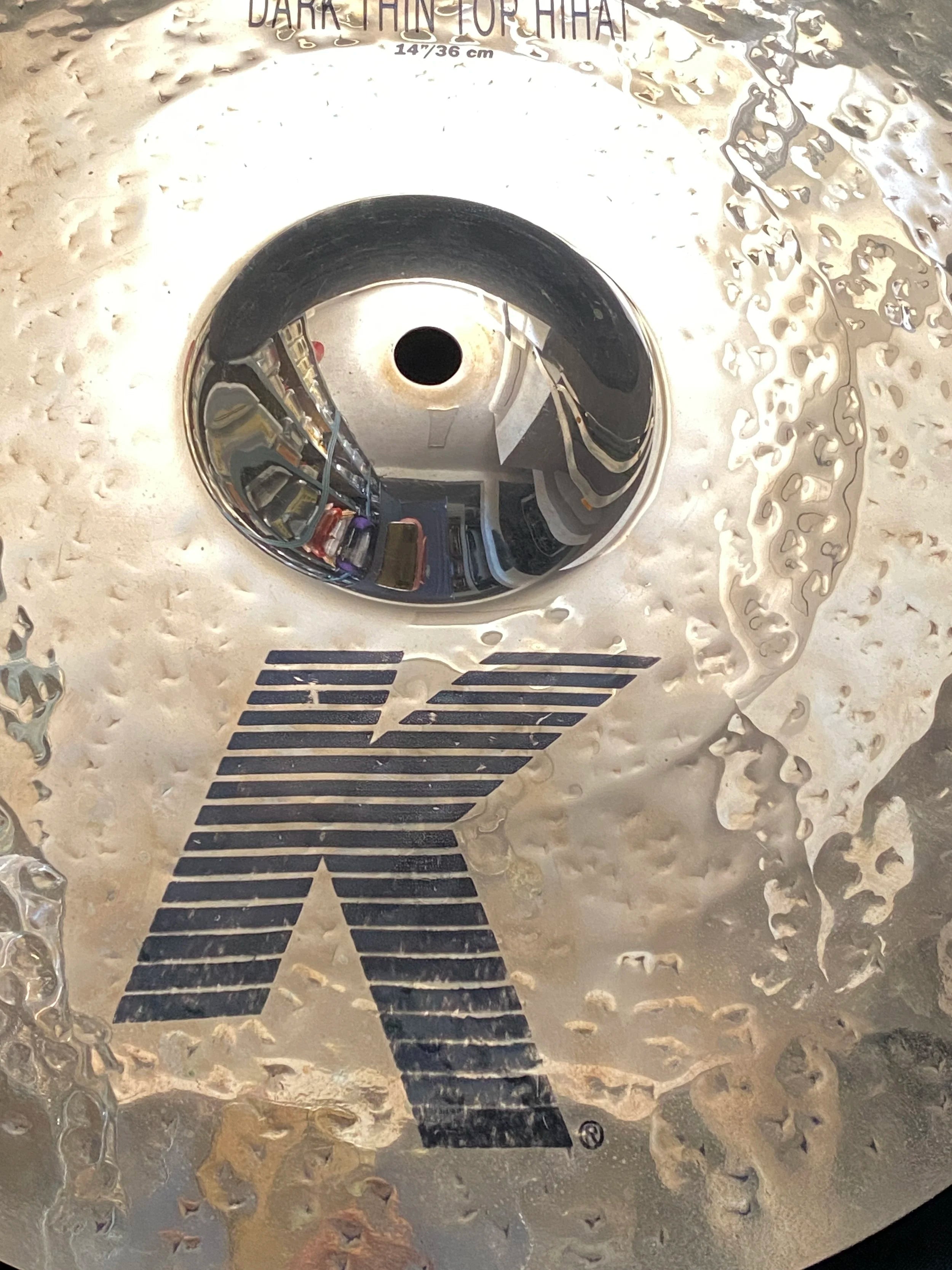 14" Zildjian K Dark Thin Hi Hats 876 - 696 grams - 2011 Zildjian Rarities