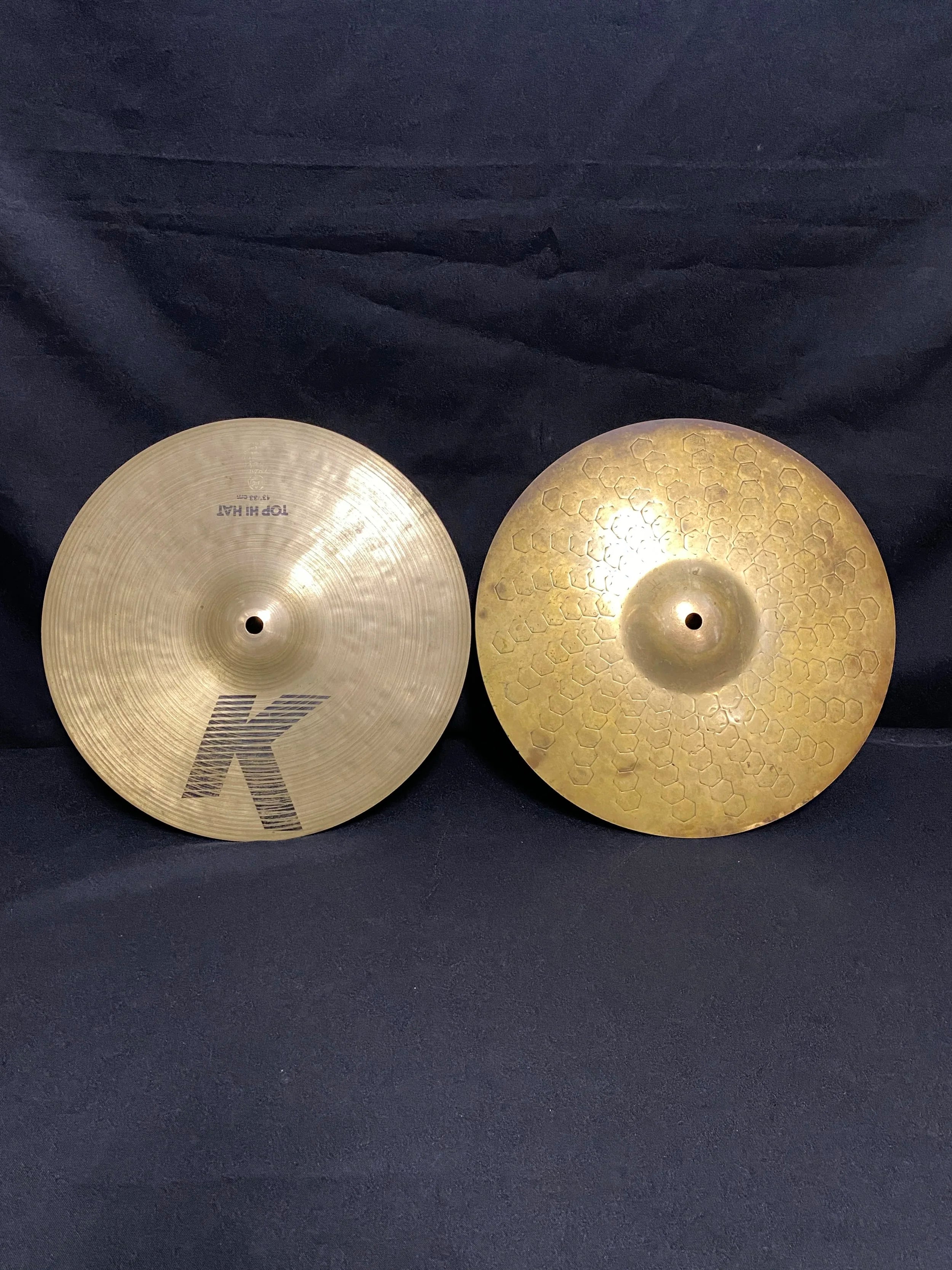 13" Zildjian K/Z Hi-Hat cymbal set 1442 - 855 grams
