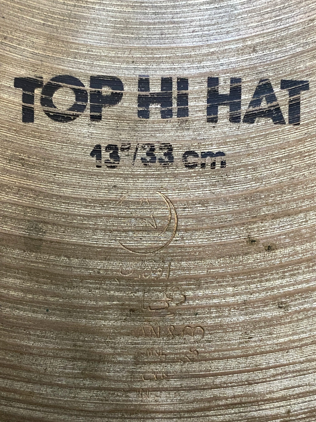 13" Zildjian K/Z Hi-Hat cymbal set 1442 - 855 grams